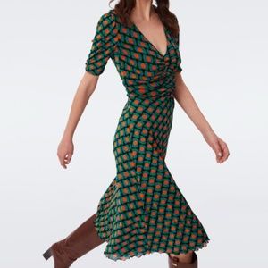 Diane Von Furstenberg Reversible Koren Mesh Dress XL